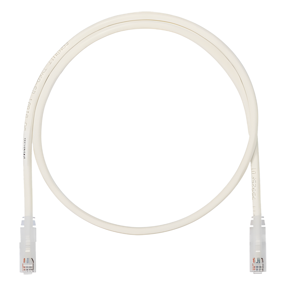 Cable de Parcheo UTP, Cat6A, 24 AWG, CM, Color Blanco, 2.13 Metros (7 Pies)