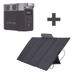 Kit de Estación de Energía Portátil 1024Wh + Panel Solar Flexible 400W