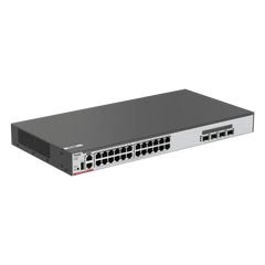 Switch Core PoE 802.3bt 370W Capa 3 Multi-Gigabit 24 puertos 5Gb/2.5Gb/1Gb/100M, 4 puertos fibra SFP28 25Gb