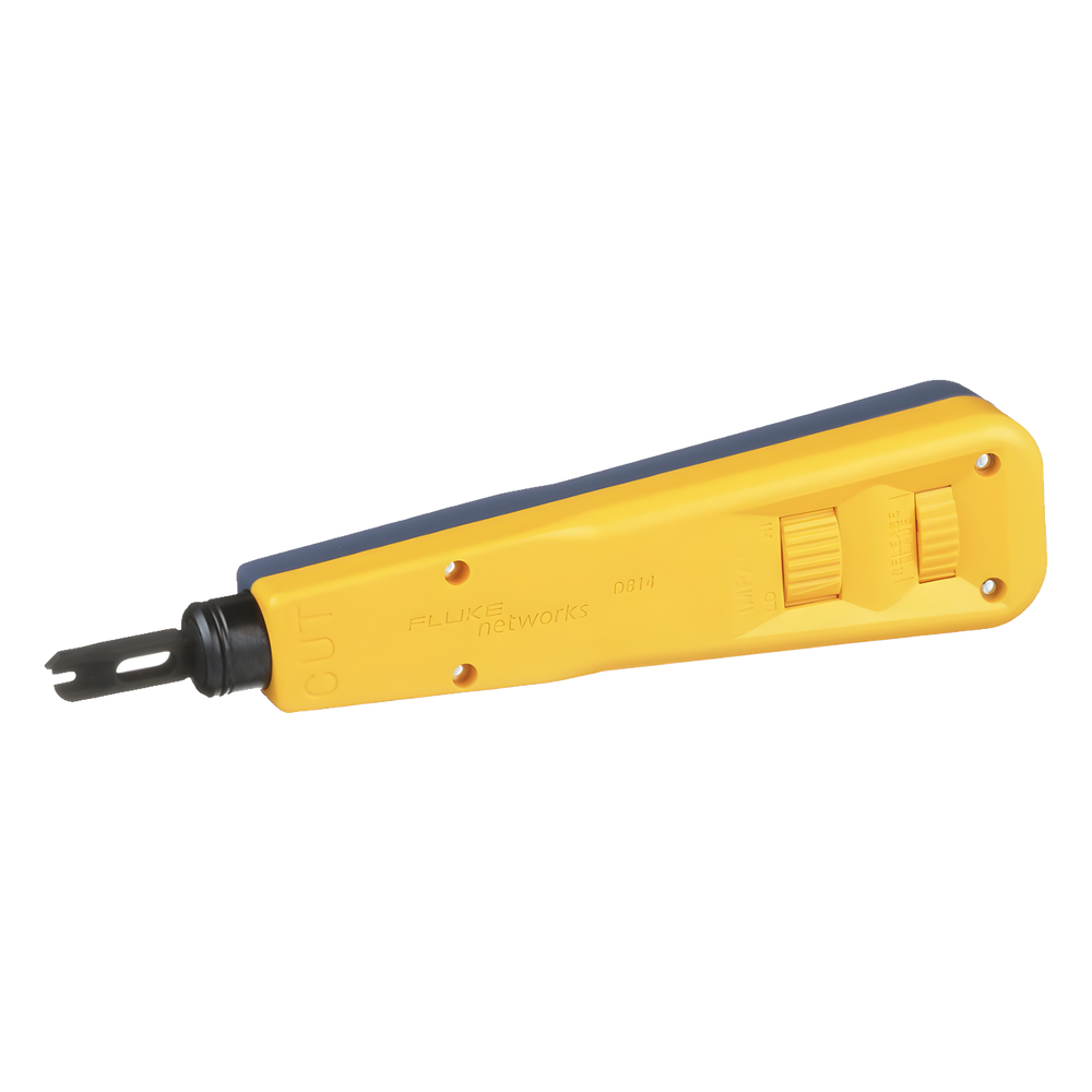 Herramienta de Impacto, con Cuchilla para Terminación de Conectores 110 IDC, Color Amarillo - Fluke Networks