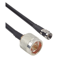 Cable LMR-240UF (Ultra Flex) de 60 cm (23.62 pulgadas) con Conectores N Macho y SMA Macho.
