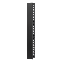 Organizador de Cable Vertical de 24 Unidades Rack Sencillo, Compatible con Racks Serie EIRL y EIQR