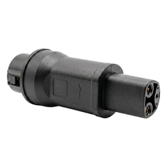 Adaptador de Conector EV / Entrada Tipo 1 (SAE J1772) / Salida NACS / 7 kW / 32 A / 220 V AC / Monofásico / Uso Interior y Exterior