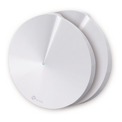 Kit 2 Routers Inalámbricos MESH Interior para Hogar / Doble Banda Wi-Fi 5 AC1300 Mbps / 2 Puerto Gigabit WAN/LAN / 4 Antenas Internas / Administración Mediante la App Deco (iOS, Android) / Protección HomeCare