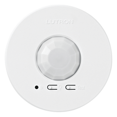 Sensor de ocupación y vacancia inalámbrico de techo, PIR 360°, cobertura de 30.2 a 62.4 m², a batería, compatible con RadioRA 2, RA2 Select, RadioRA 3 y Vive