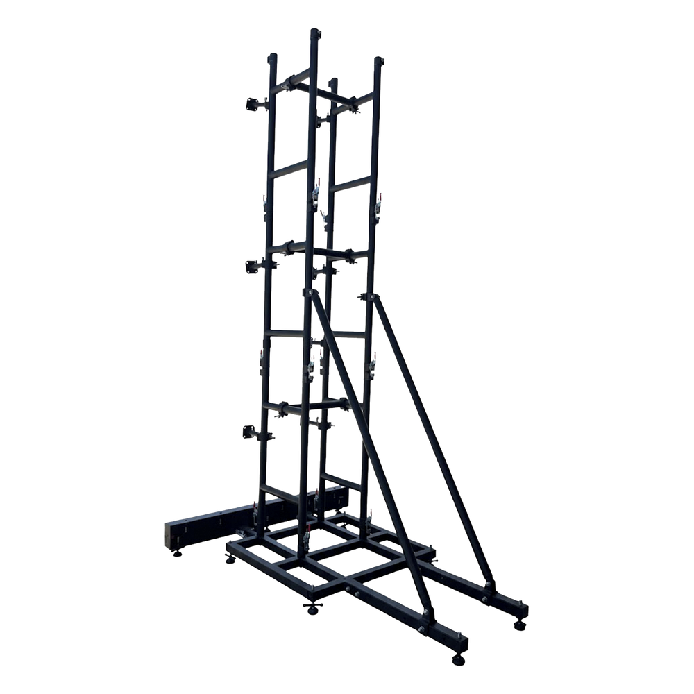 Kit Montaje Videowall 50x50 cm a Piso | Hasta 5m Altura | Soporte Inclinado | HIKVISION