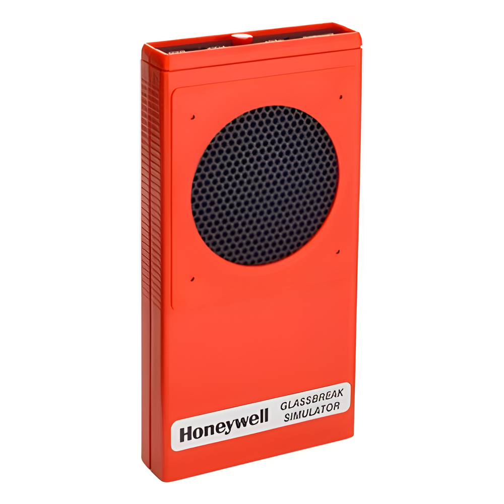 Simulador de rotura de vidrio para pruebas de detectores FlexGuard, modos manual y flex, con activación remota hasta 10 pies