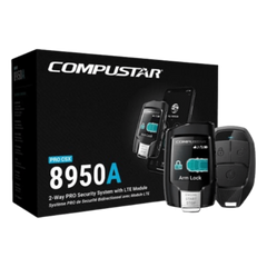 (MONITOREO en APP) Kit de Alarma Vehicular Profesional de 2 vías y control LCD con modulo CM2500 Incluye  GPS X1-MAX LTE