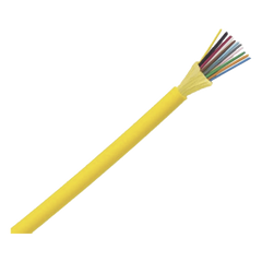 Cable de Fibra Óptica de 24 Hilos, Monomodo OS2 9/125, Interior, Tight Buffer 900um, No Conductiva (Dieléctrica), LSZH, Precio Por Metro