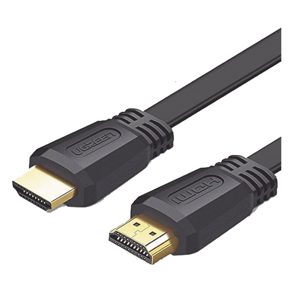Cable HDMI 2.0 Plano de 1.5 Metros (4.92 Pies) / 4K@60Hz / HDR / 3D / HEC (Canal Ethernet HDMI) / ARC (Canal de Retorno de Audio / Color Profundo de 48 Bits / Audio de 32 Canales / HDCP / Audio Dolby True HD 7.1 / 18 Gbps / EstaÑado y Triple Blinda