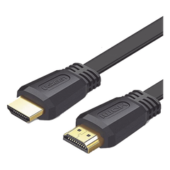 Cable HDMI 2.0 Plano de 1.5 Metros (4.92 Pies) / 4K@60Hz / HDR / 3D / HEC (Canal Ethernet HDMI) / ARC (Canal de Retorno de Audio / Color Profundo de 48 Bits / Audio de 32 Canales / HDCP / Audio Dolby True HD 7.1 / 18 Gbps / EstaÑado y Triple Blinda