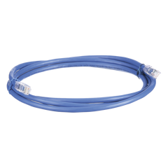 Cable de Parcheo UTP, Cat6A, 24 AWG, CM, Color Azul, 2.13 Metros (7 Pies)