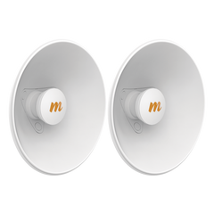 Par de Antenas Modulares Dual Slant, 4.9 - 6.4 GHz, Dimensiones (27 cm), Apertura 45°, Ganancia de 20 dBi, Diseñadas para radio C5x