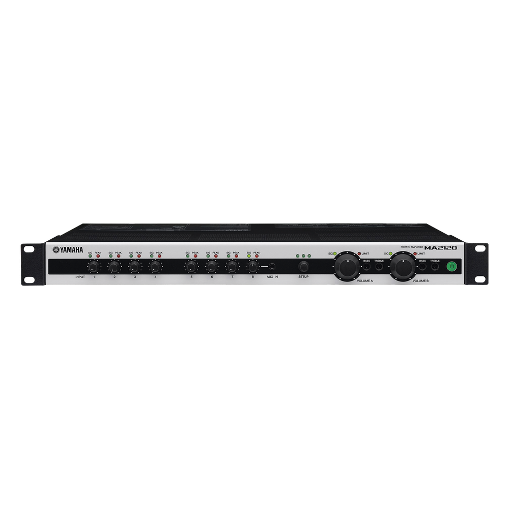 Mezclador Amplificador | 2 zonas | 120w a 70/100V | 100w a 8&Omega; | DSP Integrado