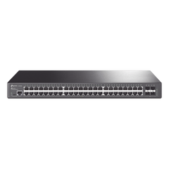 Switch Omada SDN Administrable / 48 puertos Gigabit y 4 puertos SFP / Funciones sFlow, QinQ y QoS / Administración centralizada OMADA