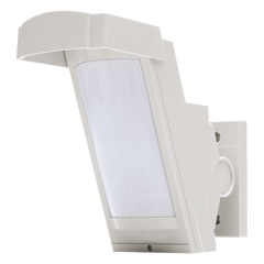 Detector PIR para Exterior / 12 m (39.4 ft) / 85° / Montaje 2.5-3 m / Cableado / Lógica Inteligente Antimascota / Doble Blindaje / Compatible Universal