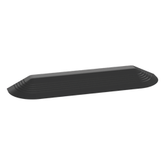 Tapa Final Para Canaleta de Piso AFR4BCBL6, Material PVC Rígido, Color Negro