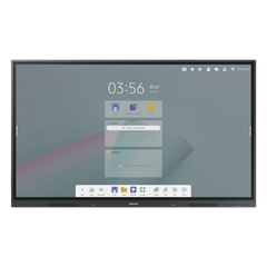 Pantalla Interactiva 65" / Resolución 4K UHD (3840x2160) / Táctil IR / Brillo 400 nits / Android 13 / WiFi 5 y Bluetooth 5.2 / Compatible VESA 600x400