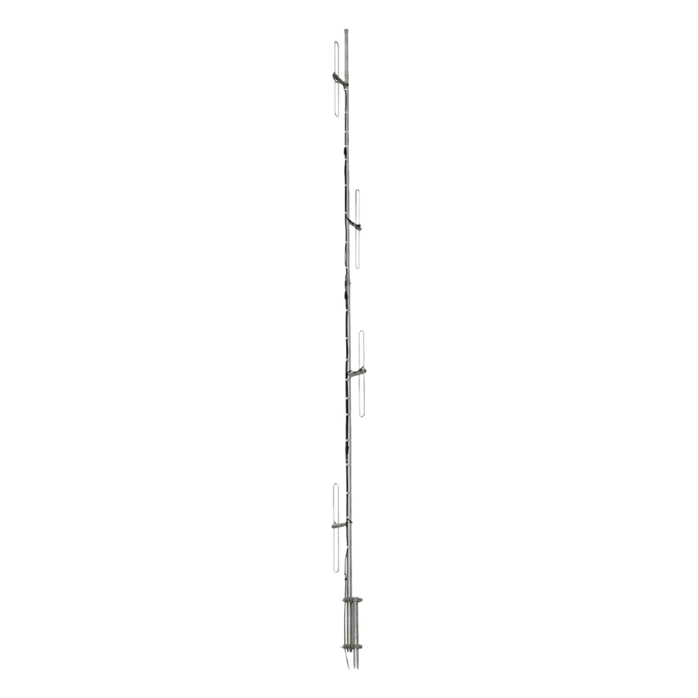 Antena Base VHF, de 4 Dipolos, Rango de Frecuencia 138 - 150 MHz.