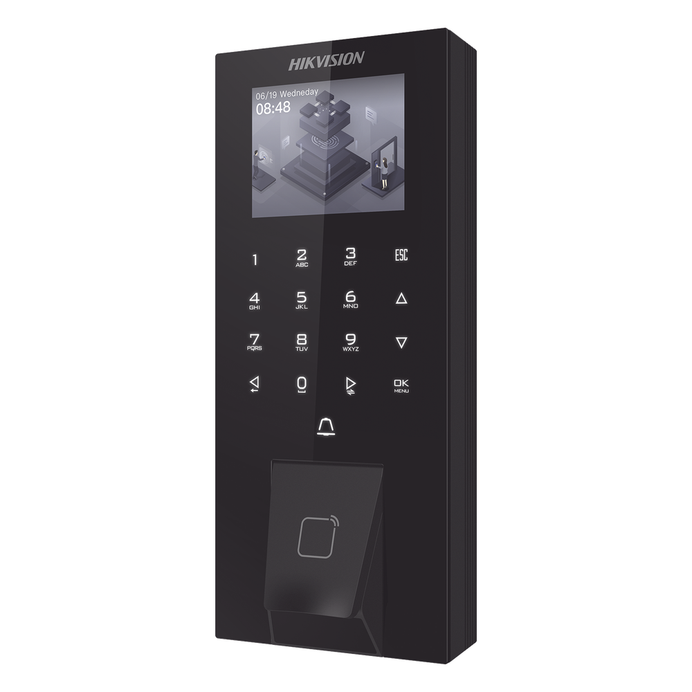 Terminal de Control de Acceso Biométrico / Huella Digital + Tarjeta M1 + PIN + Bluetooth / 5,000 Huellas y 150,000 Eventos / Pantalla LCD Táctil 2.4