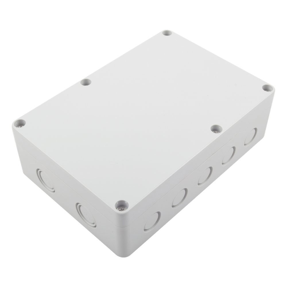 Gabinete Plástico para Exterior (IP65) de 180 x 125 x 57 mm Cierre por Tornillos.