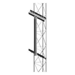 Mástil Robusto de 1 metro para Instalación en torre de tramo STZ30G, STZ35G y STZ45G (Galvanizado por Inmersión en Caliente).