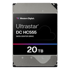 Disco Duro Empresarial WD Ultrastar HC555 / 20TB / SATA 6Gb/s / 7200 RPM / HelioSeal / ePMR / CMR