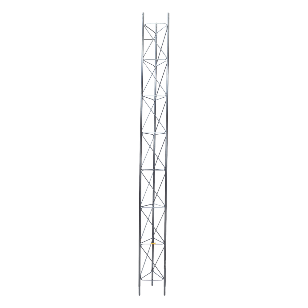 Tramo de Torre Arriostrada de 3m x 35cm, Galvanizado por Electrólisis, Hasta 45 m de Elevación. Zonas Secas.