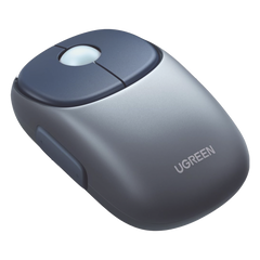 Mouse Inalámbrico FUN | Recargable| 2.4G & Bluetooth | 4 Niveles de DPI | Silencioso | Ergonómico | 5 Botones | Compatible con Windows, macOS 10.5, Android iOS Linux y Chrome OS | Color Azul.
