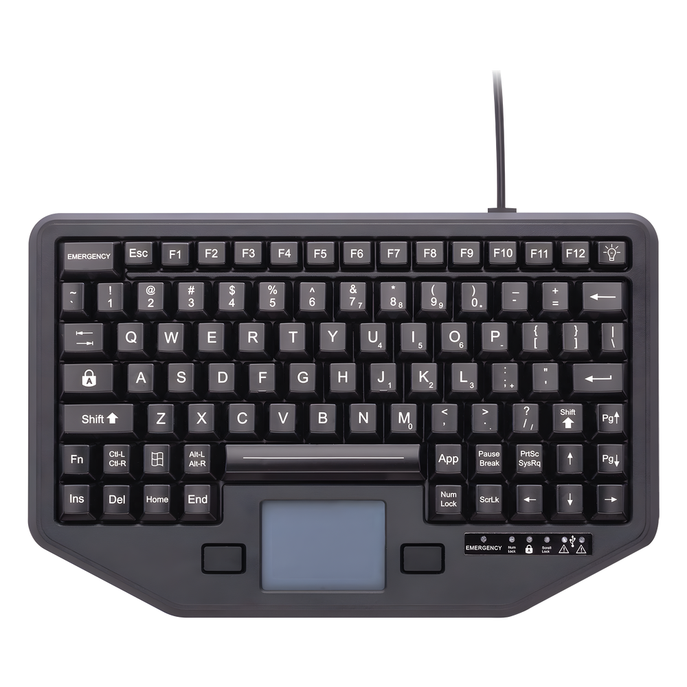 Teclado con Panel Táctil Integrado