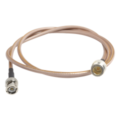 Jumper Fabricado con Cable LP-142 Conectores BNC/N Hembra de 110 cm (43.31 Pulgadas).