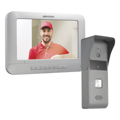 Kit de Videoportero Analógico con Pantalla LCD a Color de 7" / Frente de Calle para Exterior IP65 / Salida de Relevador