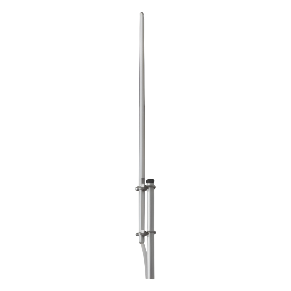 Antena Base UHF, Fibra de Vidrio, Rango de Frecuencia 380 - 400 MHz.