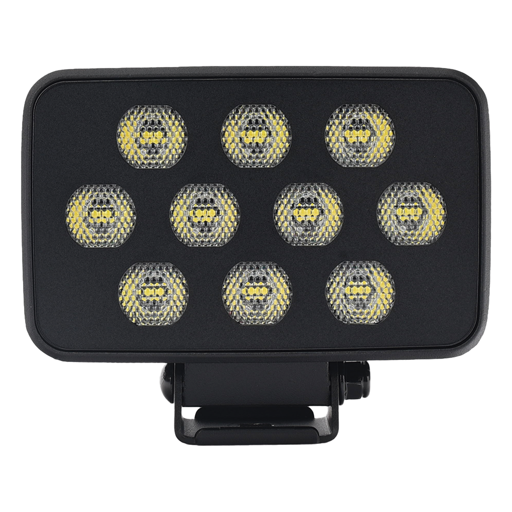 Luz de Trabajo Ultra brillante Cuadrada, 10 LED, 8937 Lúmenes, 12-24 Vcd