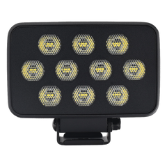 Luz de Trabajo Ultra brillante Cuadrada, 10 LED, 8937 Lúmenes, 12-24 Vcd