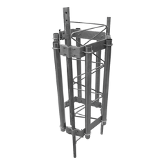 Herraje para 6 antenas sectoriales compatible con tramo STZ35G.