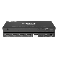 Switch HDMI 4x1 | 8K@60Hz 4:2:0 | 48 Gbps | ARC/eARC | Extracción de Audio | Gestión EDID | Control CEC