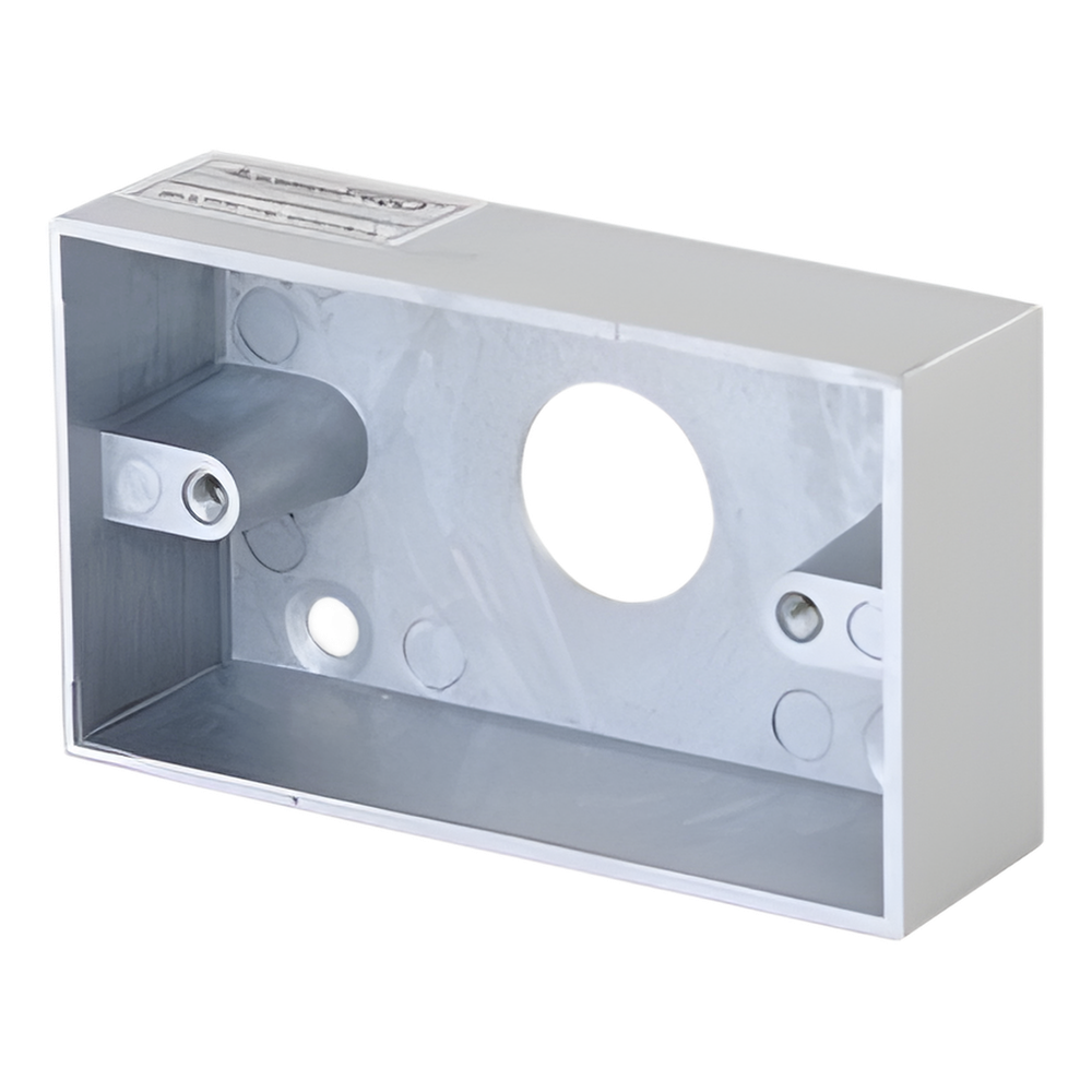 Caja cromada para instalación del botón PRO800B