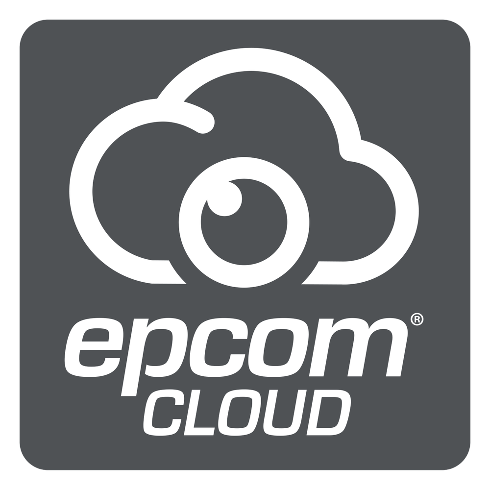 Suscripción Anual Epcom Cloud / Grabación en la nube para 1 canal de video a 4MP con 7 días de retención / Grabación por detección de movimiento