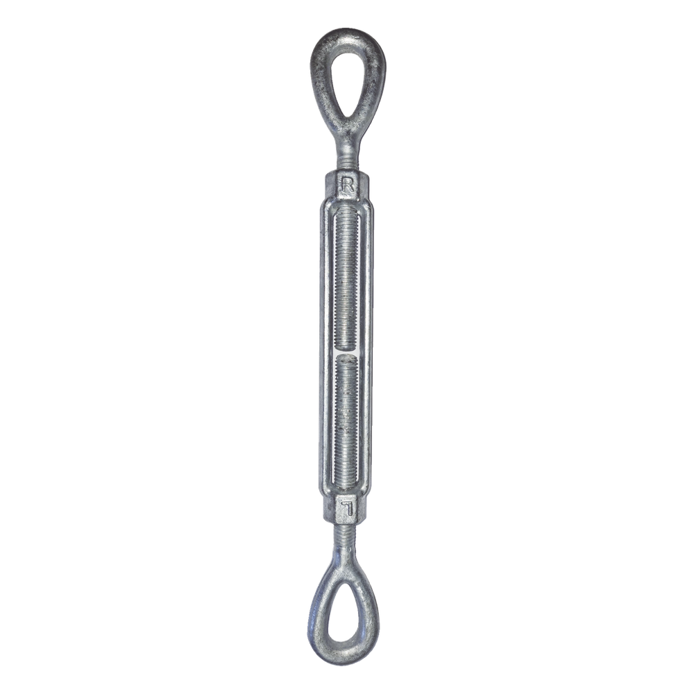 Tensor de 5/8" x 12" Acero Forjado OJO-OJO Galv. Inmersión en Caliente (Carga Max. 3500 lbs).