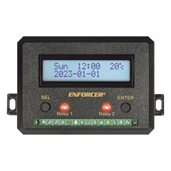Temporizador Anual / Dos Relevadores / Programable / Pantalla LCD