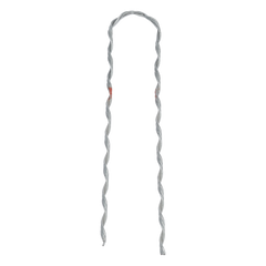 Remate Preformado para Fibra Óptica Figura 8, Span 100 m, para mensajero de acero con diámetro &Phi; 3.6  mm