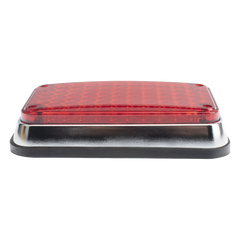 Luz de Advertencia de 6X4", Color Rojo, Ideal para Ambulancias