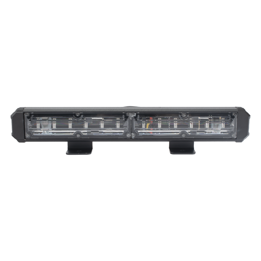 Barra de Luz de Advertencia, 2 Módulos de 6 LED, 11 Pulgadas Rojo