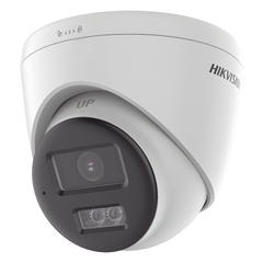 [Audio Bidireccional + Dual Light + ColorVu] Turret TURBOHD 4K (8 Megapixel) / Lente 2.8 mm / 40 mts IR EXIR + 40 mts Luz Blanca / Micrófono y Bocina Integrado / Exterior IP67 / dWDR