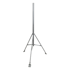Tripie de con tubo de 2" para alcanzar 3 metros. Acero Galvanizado en Caliente.