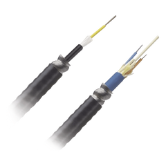 Cable de Fibra Óptica de 6 Hilos, Monomodo OS2, Interior/Exterior, Armada, Loose Tube 250um, OFCR (Riser), Precio Por Metro