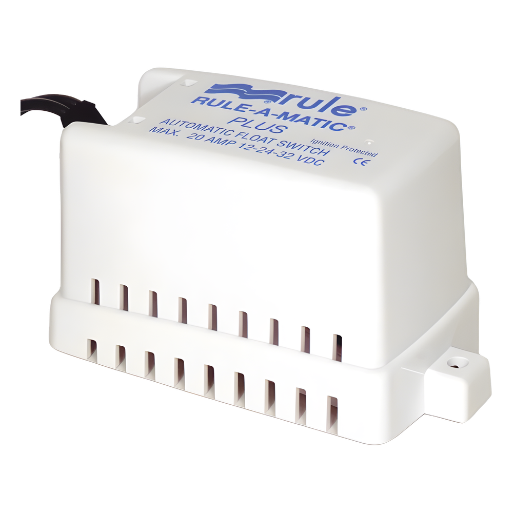Switch rápido para control de bombas de achique con cubierta para protección de residuos.