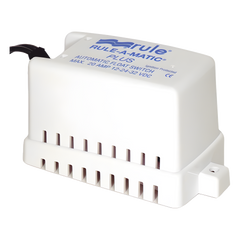 Switch rápido para control de bombas de achique con cubierta para protección de residuos.