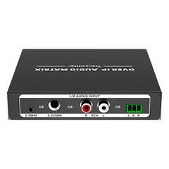 Extensor de Audio sobre IP | PCM 2.0 | 120 m | Matriz Flexible 1 a 1 / 1 a N / N a N | Interfaces Profesionales | Protección ESD | Solo Transmisor